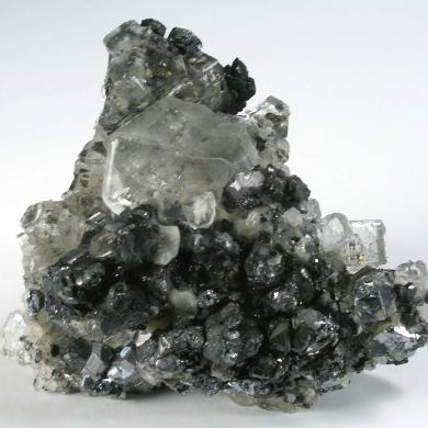 Bournonite With Fluorite and Galena