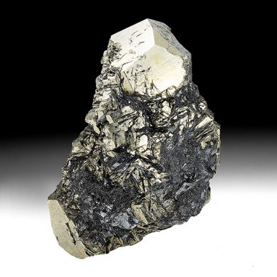 Pyrite with Hematite