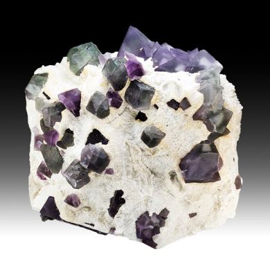 Fluorite with Quartz