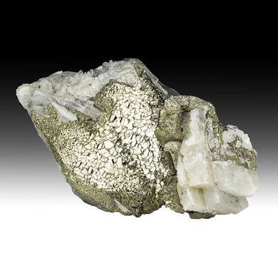 Pyrite with Barite