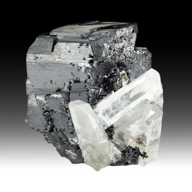 Hubnerite with Quartz