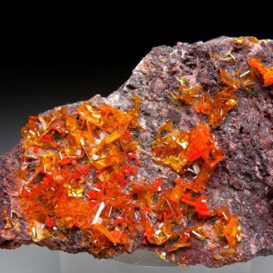 Wulfenite with Mimetite