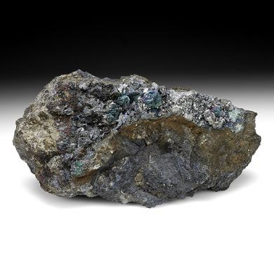 Chalcocite with Tennantite-Fe, Pyrite