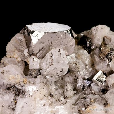 Carrollite on Calcite