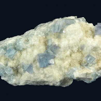 Fluorite on Quartz