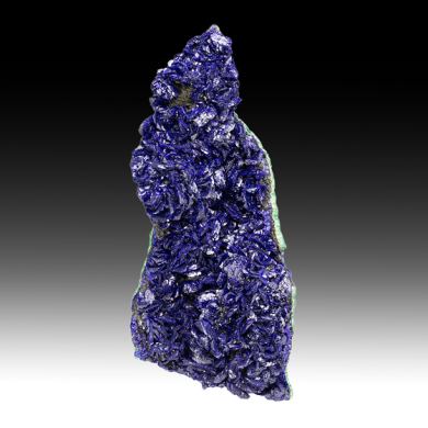 Azurite with Malachite