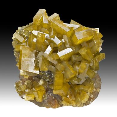 Barite with Fluorite