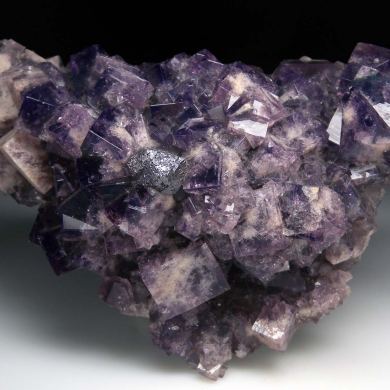 Galena on Fluorite