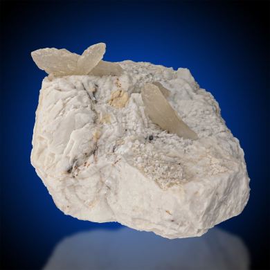 Strontianite  on Baryte