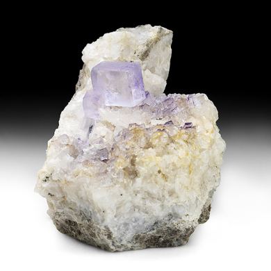 Fluorite with Quartz