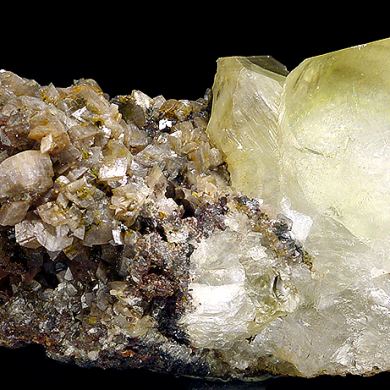 Cerussite, smithsonite TSUMEB