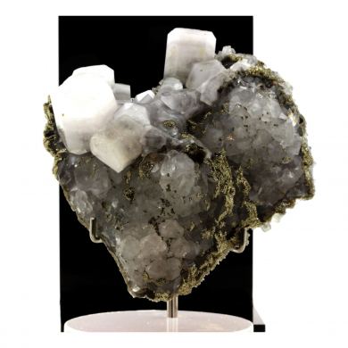 Calcite, Pyrite.