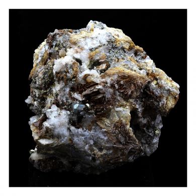 Siderite, Quartz, Pyrite.