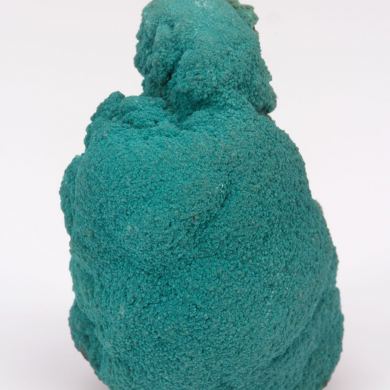 Rosasite on Malachite