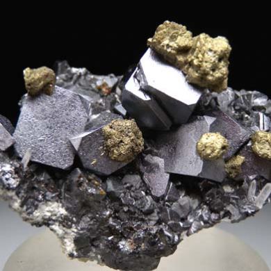 Galena with Chalcopyrite, Sphalerite