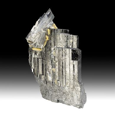 Ferberite with Arsenopyrite, Siderite