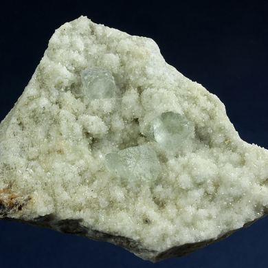 Fluorite on Quartz