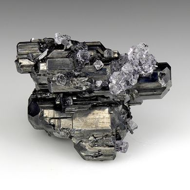 Bournonite with Fluorite