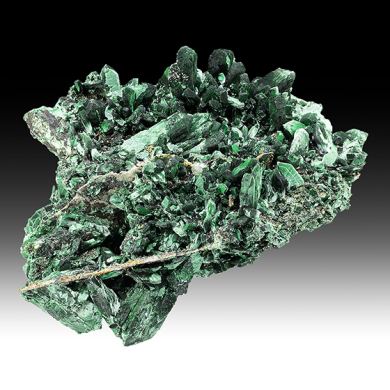 Malachite after Azurite