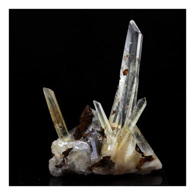 Quartz + Siderite.