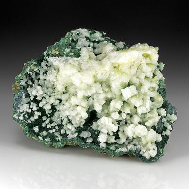 Cerussite with Malachite