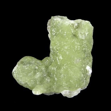 Prehnite “BOOT”-shaped cast after Anhydrite with Calcite