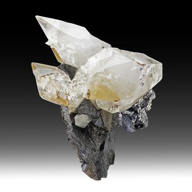 Calcite with Galena, Barite, Sphalerite