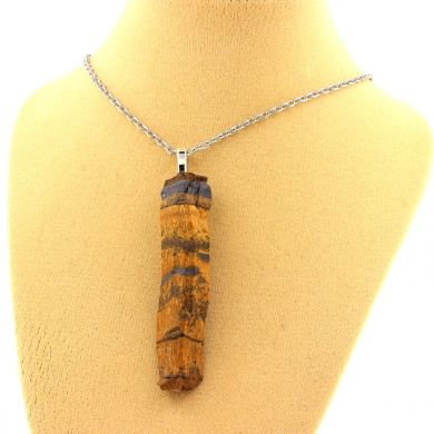 Tiger's Eye Necklace. 41.45 ct.