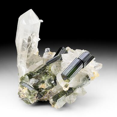 Elbaite with Quartz