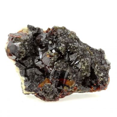 Sphalerite + Dolomite.