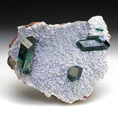 Dioptase with Chrysocolla