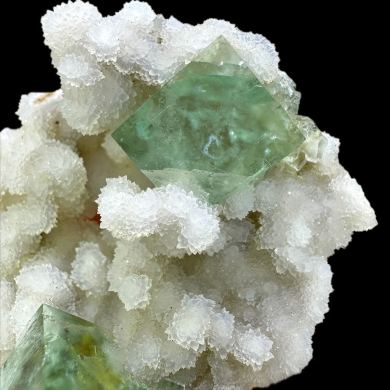 Fluorite, quartz MONGOLIA