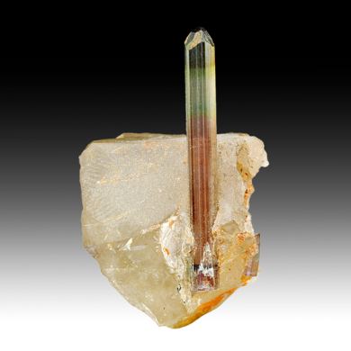 Elbaite with Quartz