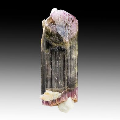 Elbaite with Albite, Quartz