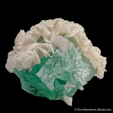 Fluorite with Calcite