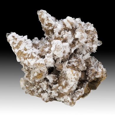 Bultfonteinite with Hydroxylapophyllite, Calcite