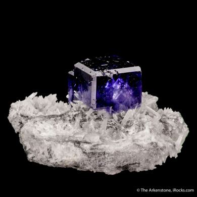 Fluorite on Quartz