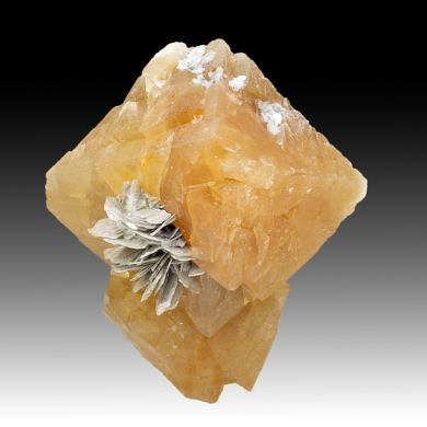 Scheelite with Muscovite