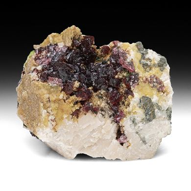 Roselite with Calcite