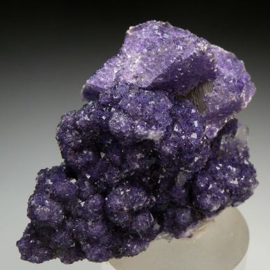 Fluorite on Arsenopyrite