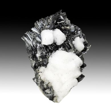 Manganite with Calcite