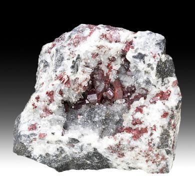 Cinnabar with Quartz