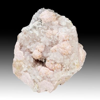 Rhodochrosite with Quartz