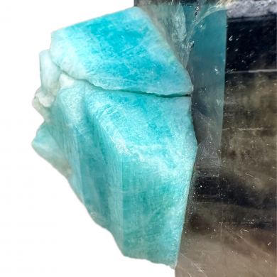 Amazonite, quartz var. smoky