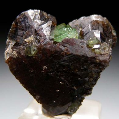 Sphene with Tsavorite, Pyrite