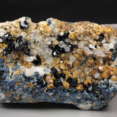 gemmy LAZULITE, SIDERITE