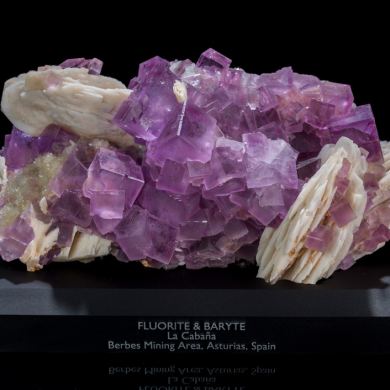 Fluorite & Baryte from Berbes, Spain