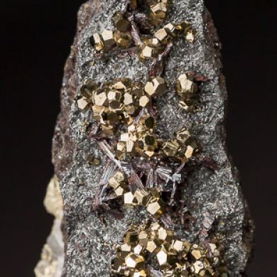 Hutchinsonite with Pyrite