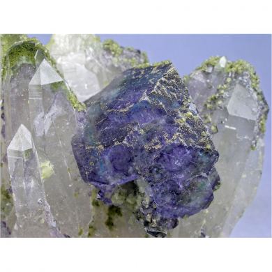 Fluorite, Quartz, Chamosite