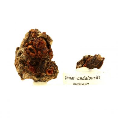 Grossular Garnet + Andalusite.